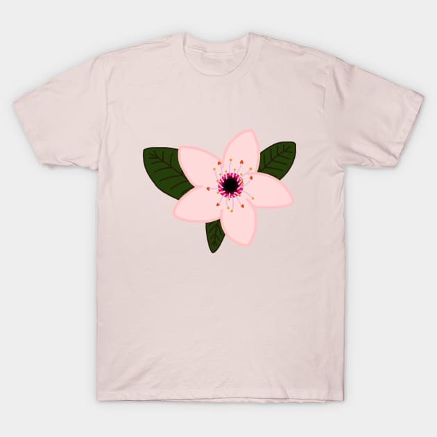 Cherry Blossom Flower T-Shirt by TheCameraEyeDesigns